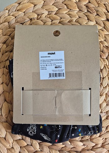 Mavi Jeans Galaksi Baskılı Siyah Erkek Boxer