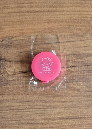 Hello Kitty Pembe Kedi Aksesuarı Mezura - Görsel 6