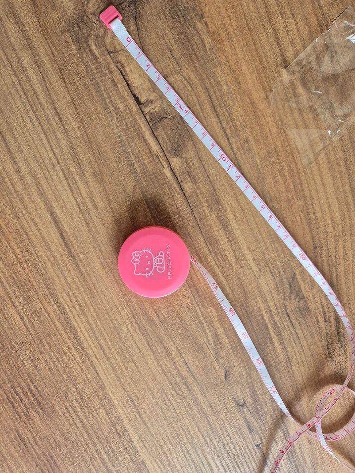 Hello Kitty Pembe Kedi Aksesuarı Mezura - Görsel 4