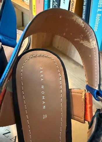 Zara orjinal Renkli Platform Topuklu Kadın Ayakkabı - Görsel 5