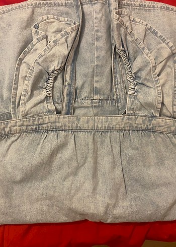 s Beden mavi Renk #mango#denim#elbise#