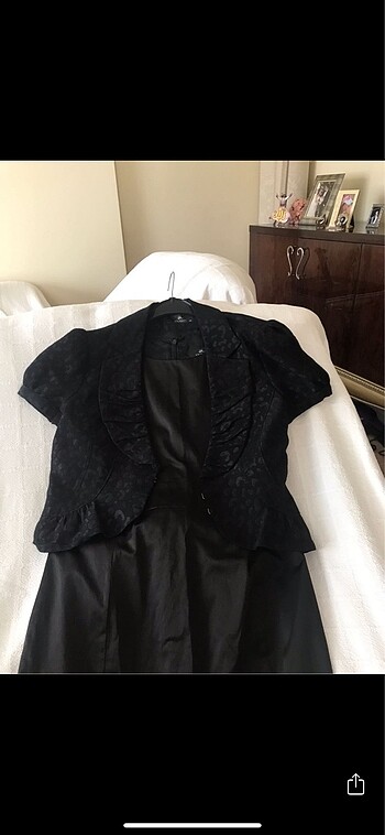 xl Beden Saten siyah kurtarıcı elbise