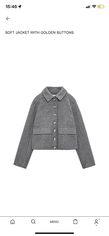 Zara gri ceket