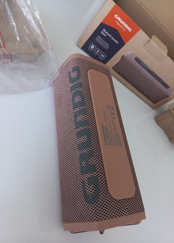 Grundig Kablosuz Bluetooth Hoparlör Kahverengi - Görsel 5