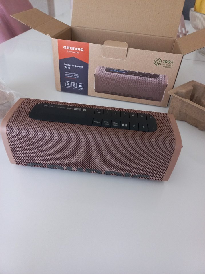 Grundig Kablosuz Bluetooth Hoparlör Kahverengi - Görsel 4