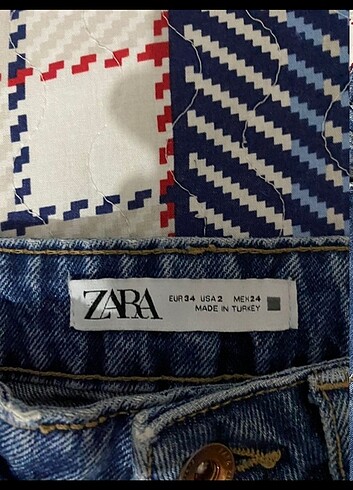 xs Beden mavi Renk ZARA JEAN