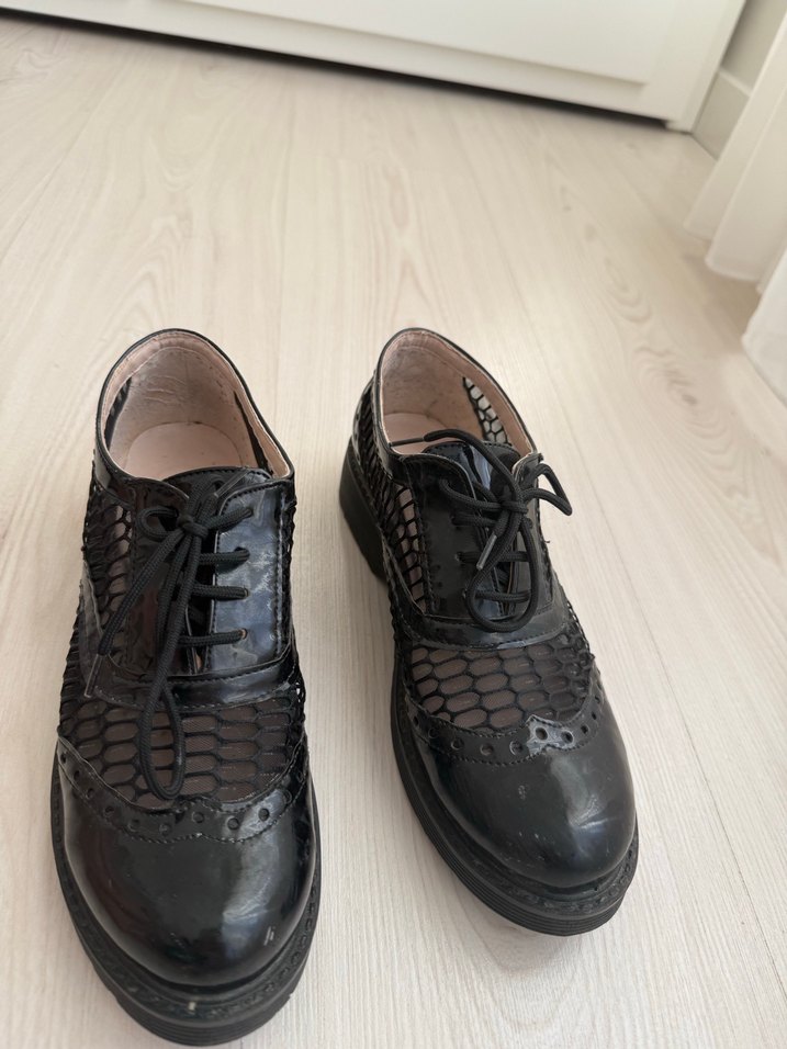 Siyah Bağcıklı Ayakkabı - Görsel 2