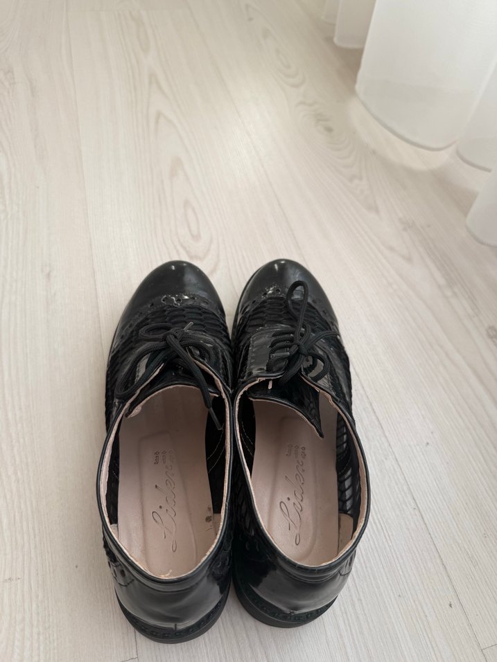 Siyah Bağcıklı Ayakkabı - Görsel 4