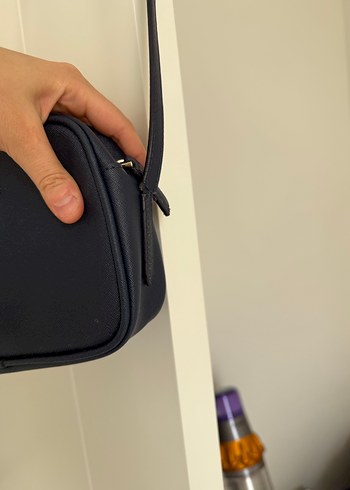 Beymen Lacivert Deri Kadın Çanta - Görsel 3