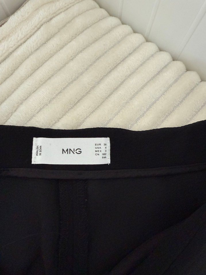 Kadın Siyah palazzo Kumaş Pantolon - Görsel 4