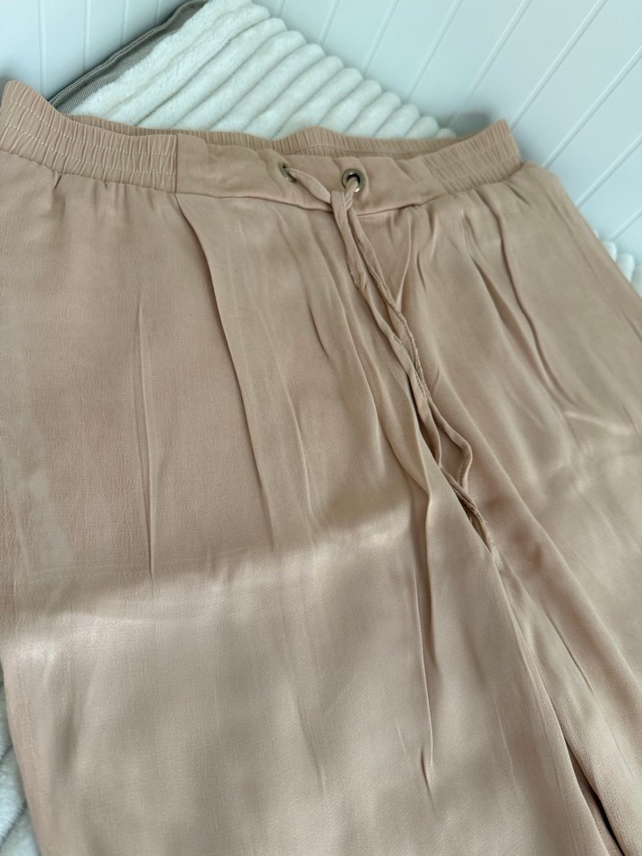 Zara saten jogger pantolon - Görsel 3