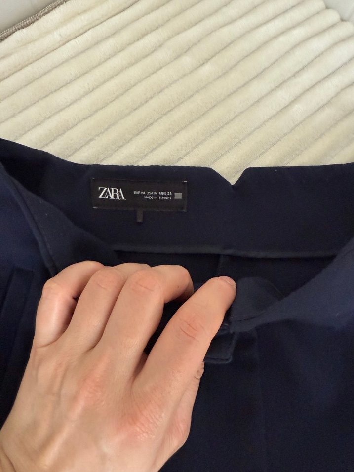 Lacivert Kadın Kumaş Pantolon - Görsel 4