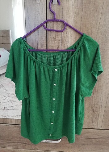 Yeşil bluz 