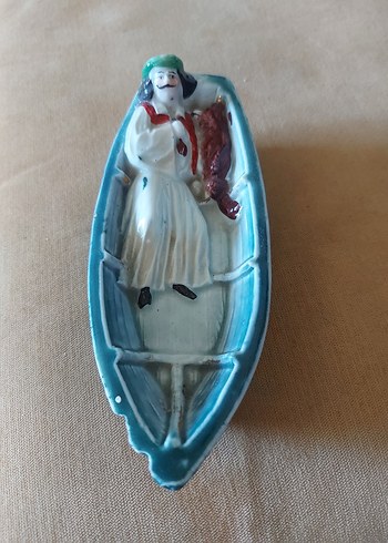 ANTİKA Turkuaz Renkli SANDALCI VE KÖPEGİ - Görsel 12