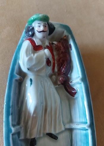 ANTİKA Turkuaz Renkli SANDALCI VE KÖPEGİ - Görsel 5