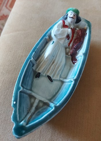 ANTİKA Turkuaz Renkli SANDALCI VE KÖPEGİ - Görsel 6