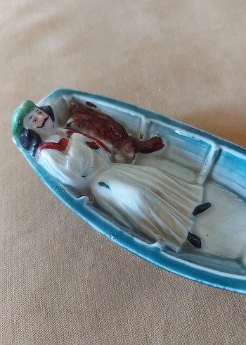 ANTİKA Turkuaz Renkli SANDALCI VE KÖPEGİ - Görsel 11