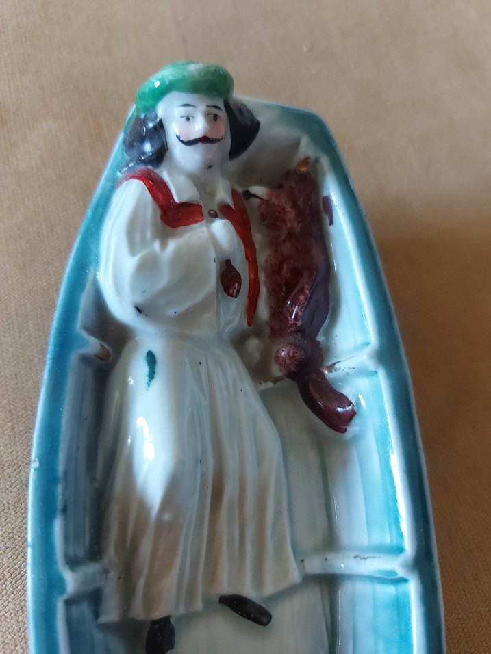 ANTİKA Turkuaz Renkli SANDALCI VE KÖPEGİ - Görsel 5