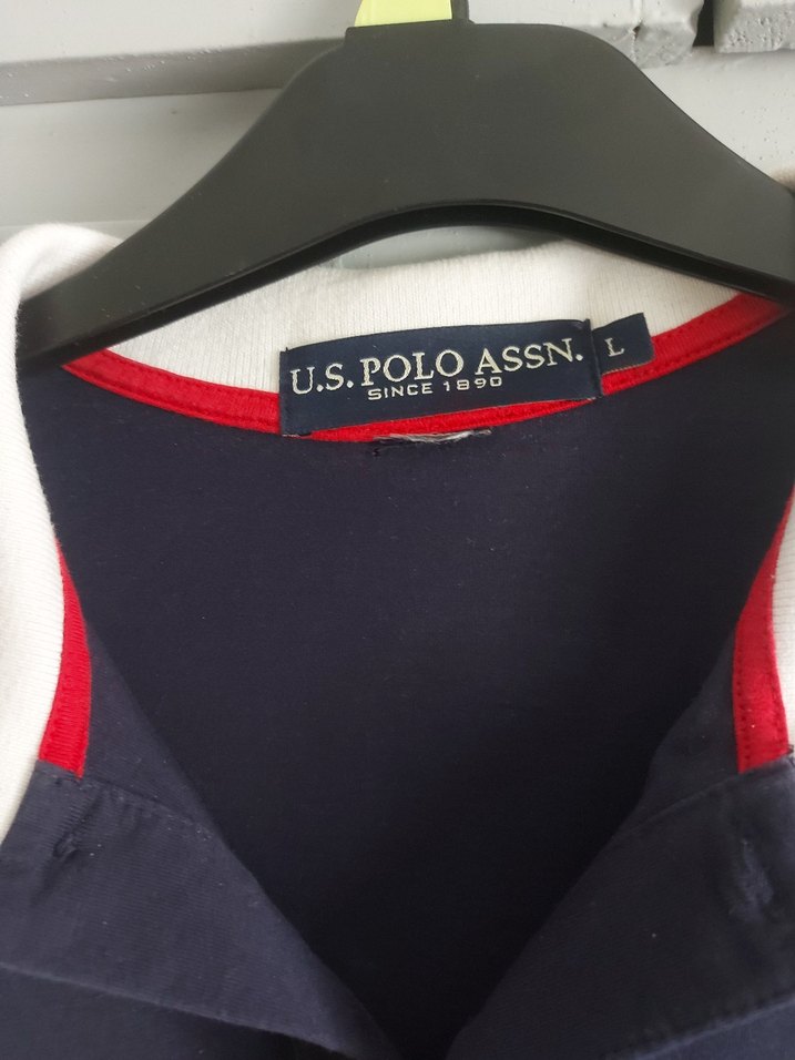 3 ADET U.S. Polo Assn. VE DİGERLERI Erkek Mavi Polo Tişört L - Görsel 4