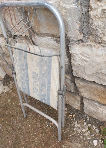 TAMAMI ALİMİNYUM Gri Katlanabilir Sandalye 12 ADET. - Görsel 3