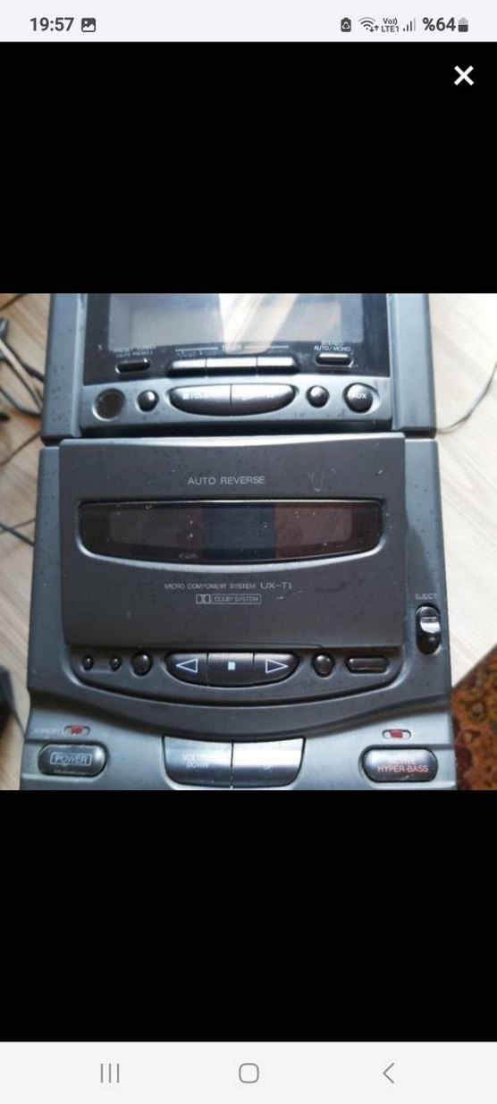 JVC Siyah Müzik Sistemi - Görsel 2