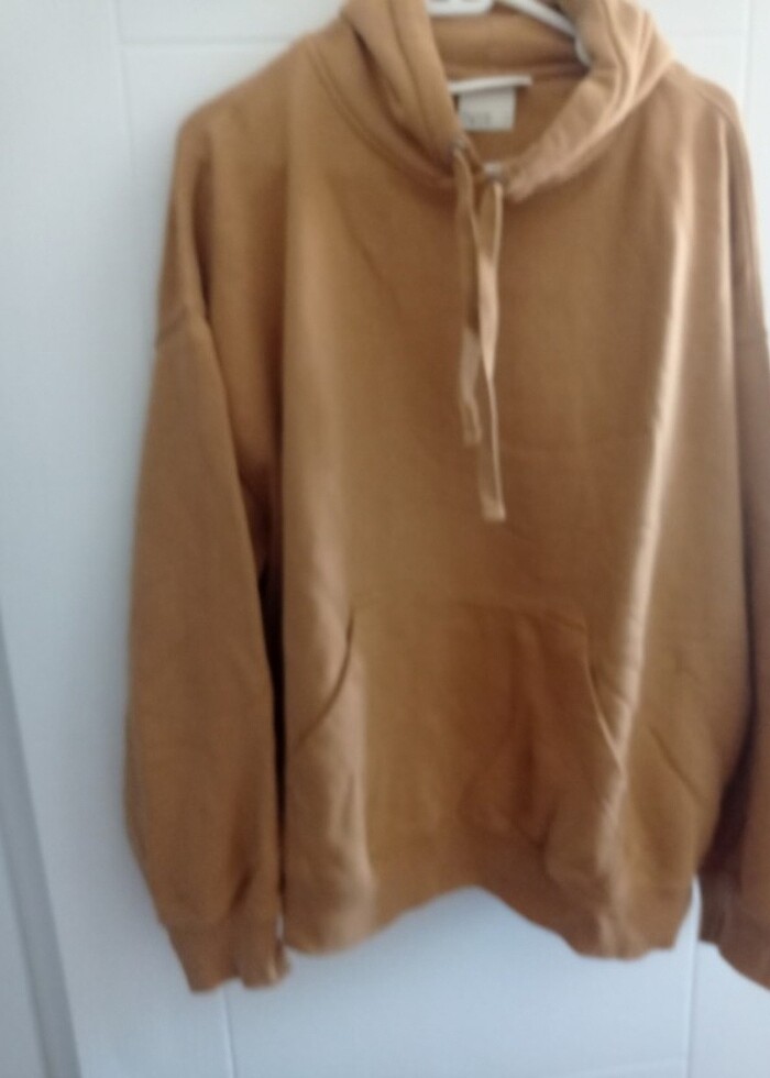 H&M marka erkek sweatshirt L beden - Görsel 2