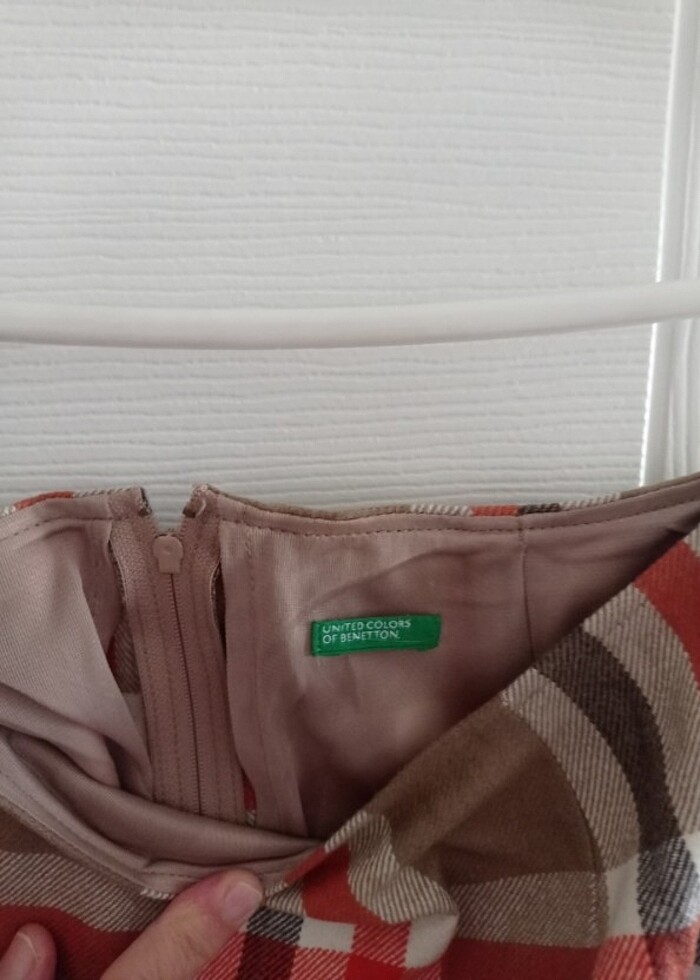 Orjinal Benetton marka Kışlık yün etek - Görsel 3