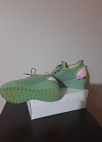 38 Beden yeşil Renk Sık spor ayakkabı 