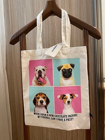 Lcw bez alışveriş poşeti köpekli