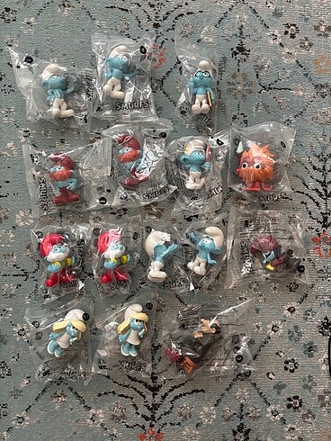 Burger King Şirinler Smurf oyuncak figür