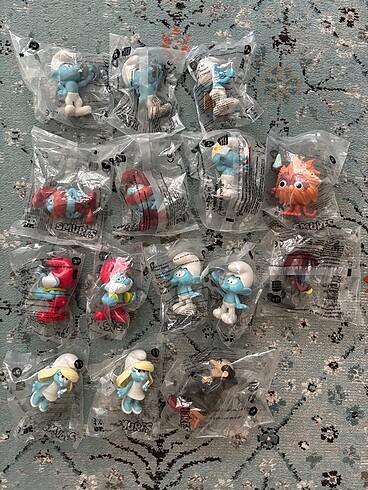 Burger King Şirinler Smurf oyuncak figür