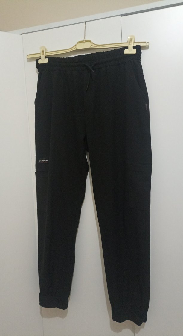 Erkek Siyah Rahat Kesim Outdoor Eşofman - Görsel 2