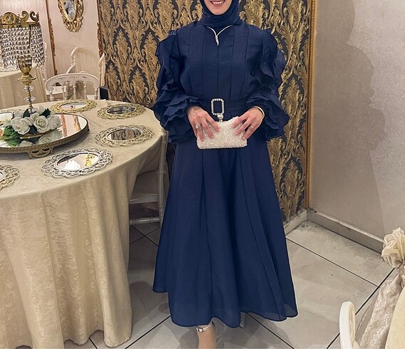 Lacivert abaya