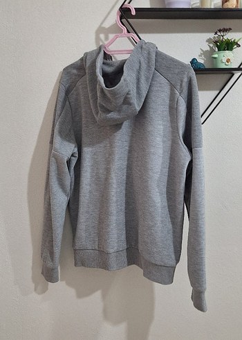 Sarar Gri Fermuarlı Erkek Sweatshirt