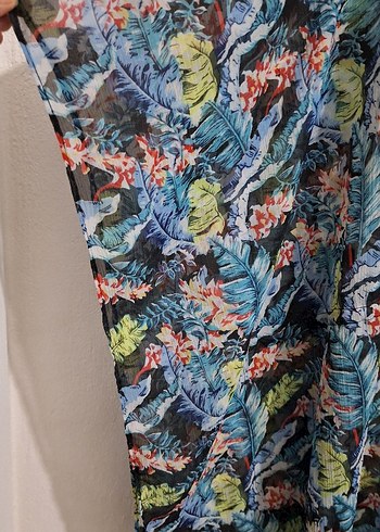 m Beden çeşitli Renk Kadın Bohem Çok Renkli Midi Kimono
