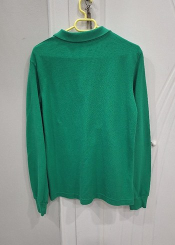 Yeşil Uzun Kollu Polo Tişört - Görsel 3