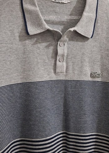 Gri Düğmeli Erkek Polo Tişört - Görsel 3