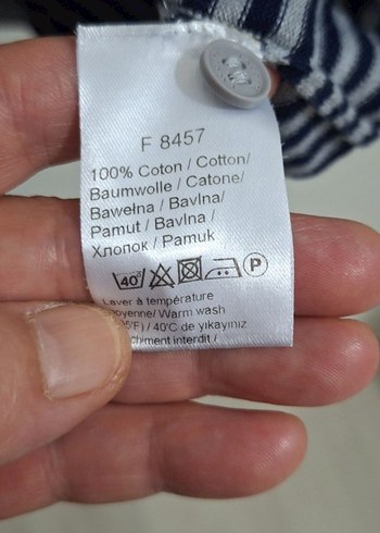 Gri Düğmeli Erkek Polo Tişört - Görsel 8