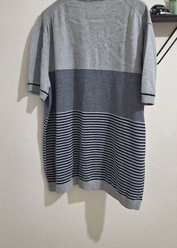 Gri Düğmeli Erkek Polo Tişört - Görsel 7