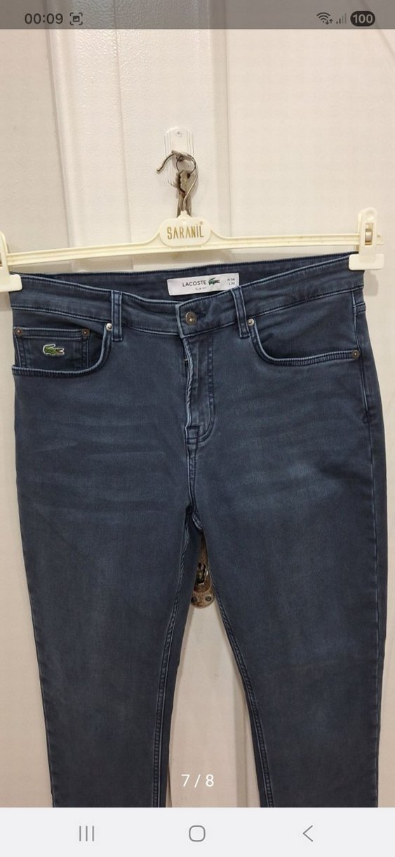 Erkek Lacivert Regular Fit Kot Pantolon - Görsel 4