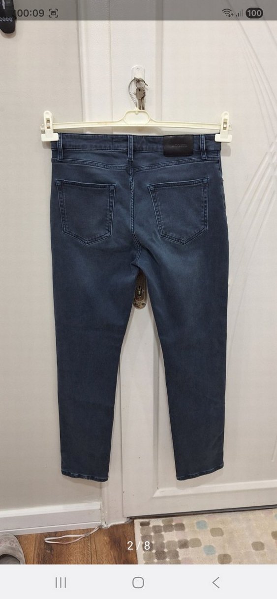 Erkek Lacivert Regular Fit Kot Pantolon - Görsel 2