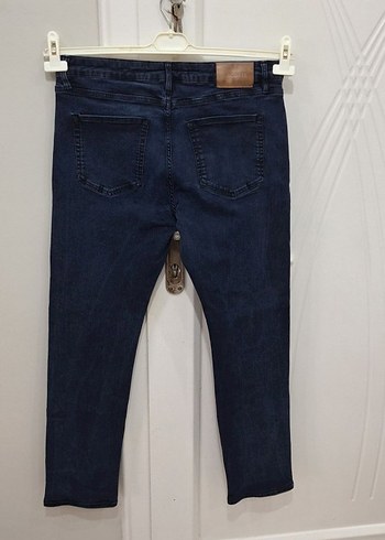 Erkek Lacivert Regular Fit Denim Pantolon - Görsel 5