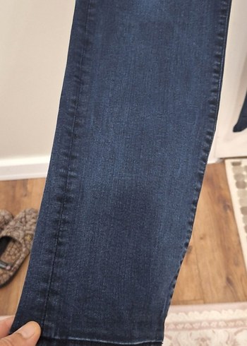 Erkek Lacivert Regular Fit Denim Pantolon - Görsel 3