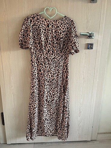 Milla leopar desenli elbise