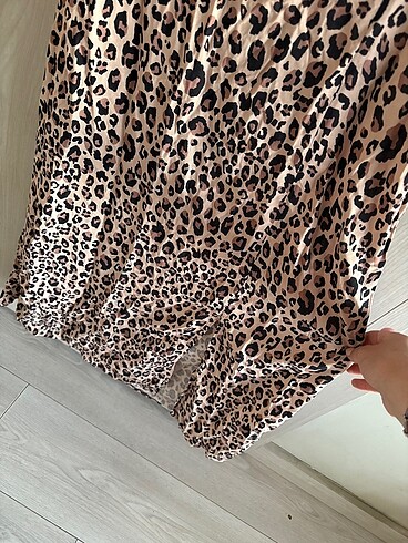 Trendyol & Milla Milla leopar desenli elbise