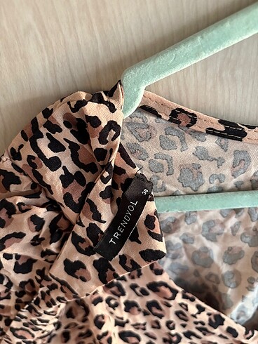 38 Beden çeşitli Renk Milla leopar desenli elbise