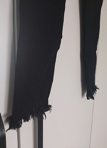 Yüksek bel siyah jean - Görsel 4