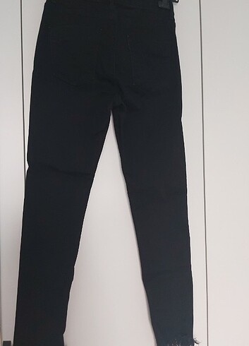Yüksek bel siyah jean - Görsel 5