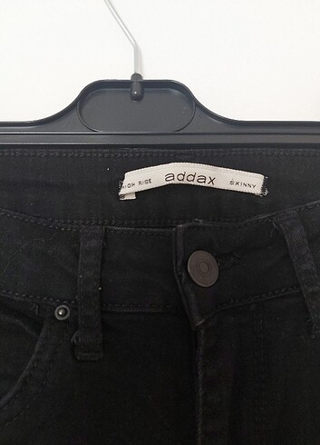 Yüksek bel siyah jean - Görsel 7