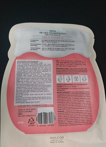  Beden Frudia maske